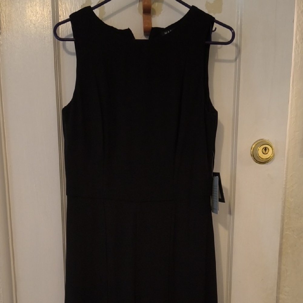 NWT MARINA | Classic Black Maxi Dress